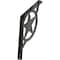 Ekena Millwork Austin Wrought Iron Bracket, (Single center brace), Antiqued Pewter 1 1/2"W x 10"D x 12"H BKTM01X10X12SAUAPW - alternate 1